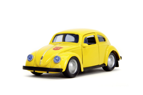 JADA TRANSFORMERS MASINUTA METALICA BUMBLEBEE VOLKSWAGEN BEETLE SCARA 1:32 [5]