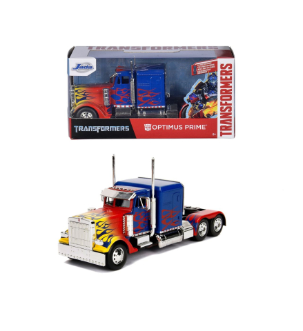 Mașinuțe de jucărie - JADA TRANSFORMERS MASINUTA METALICA OPTIMUS PRIME SCARA 1 LA 32