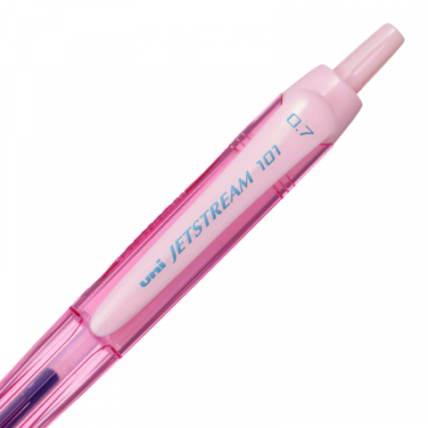 Pix Jetstream Uni-ball 0.7mm scriere albastra cu mecanism si grip cauciucat [1]