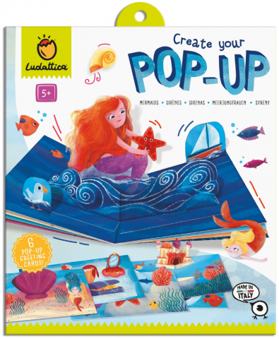 Jucării și jocuri - Set creativ Sirene Create Your Pop-up Ludattica