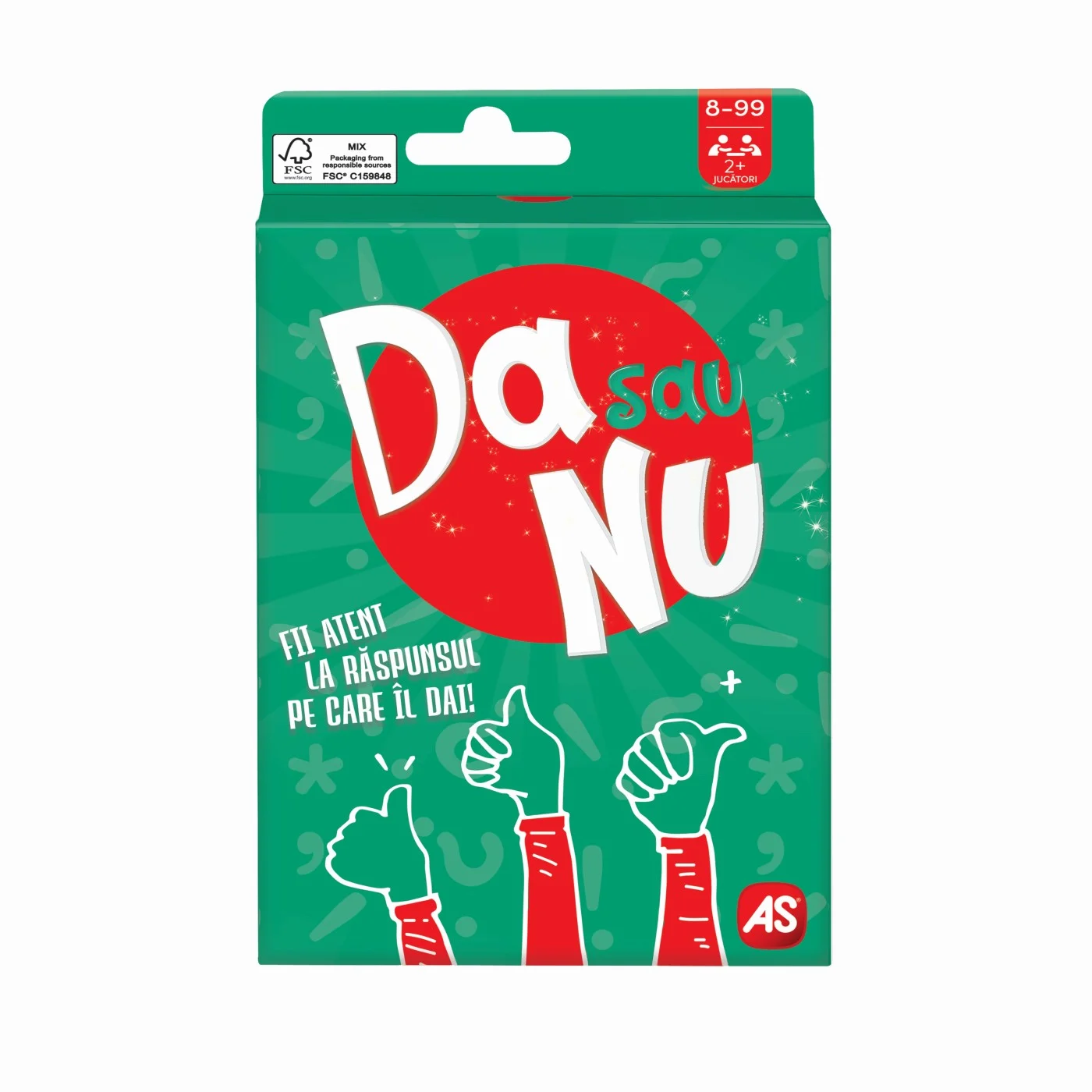 Jocuri educative și de societate - Joc de carti Da sau Nu