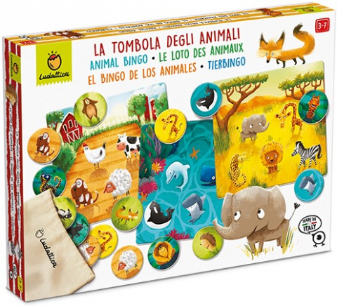 Jocuri educative și de societate - Joc Tombola animalelor Ludattica
