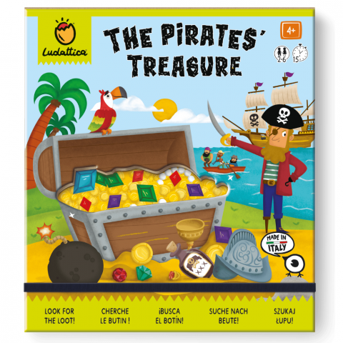 Jucării și jocuri - Joc de societate Comoara Piratilor Ludattica