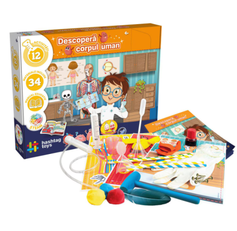 Jocuri educative - Joc educativ Descopera corpul uman
