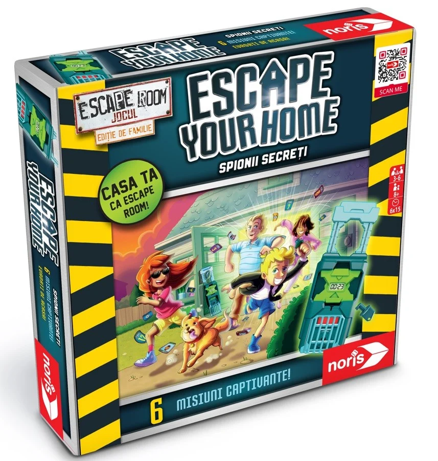 Jocuri educative și de societate - Joc Escape Your Home Spionii Secreti