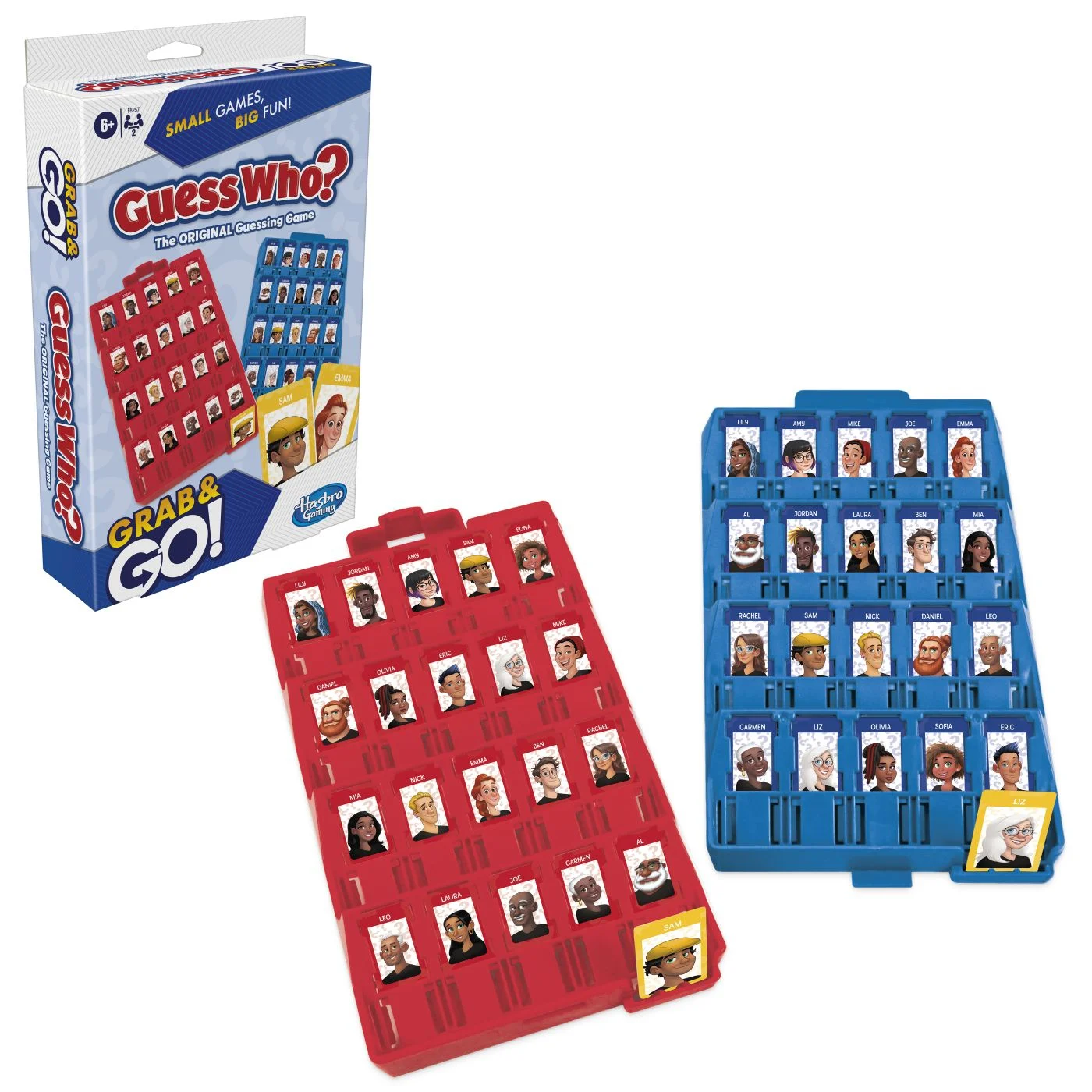 Jocuri educative și de societate - Joc Guess Who Grab and Go in limba engleza