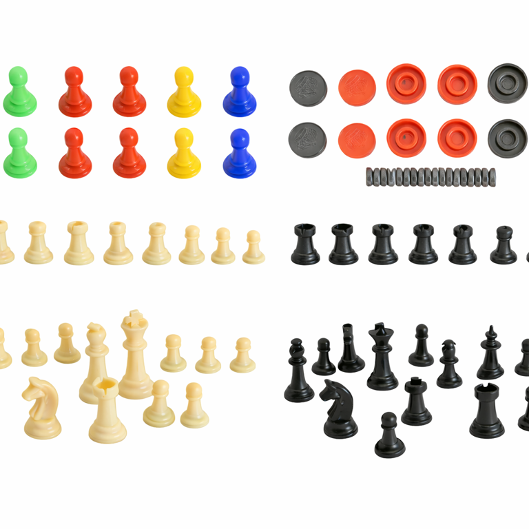 Joc magnetic 3 in 1 sah table si Ludo pliabil [2]