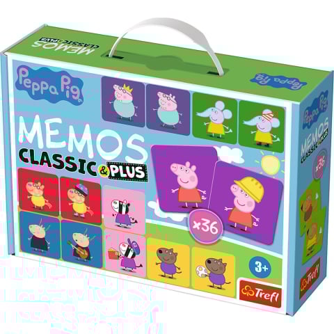 Jocuri educative - JOC MEMOS CLASSIC PLUS PEPPA PIG