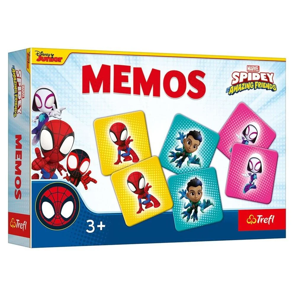 Jocuri educative - Joc de memorie Memos Disney Spidey si prietenii uimitori Trefl