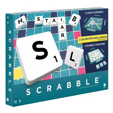 Jocuri de societate - Joc Scrabble Together 8 ani+ Mattel