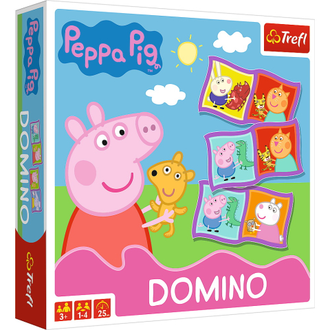 Jocuri de societate - JOC TREFL DOMINO PEPPA PIG
