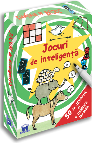 Hobby și activități pentru copii - Jocuri de inteligenta - 50 de jetoane - Philip Kiefer