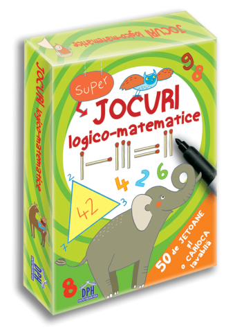 Noutăți Librăria Compas - Jocuri logico-matematice 50 de jetoane - Philip Kiefer