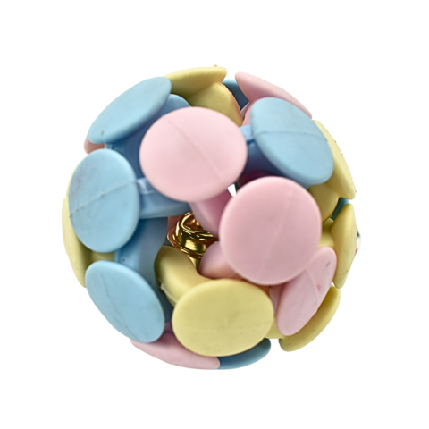 Accesorii pentru animale de companie - Jucarie animale minge cauciuc 7 cm