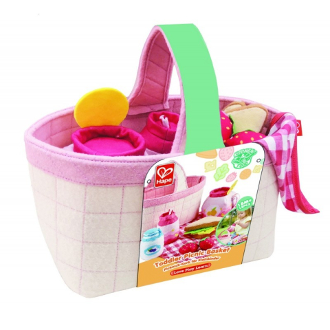 Seturi de bucătărie și curățenie - Set de joaca Cosuletul de Picnic Hape 28 x 25 cm