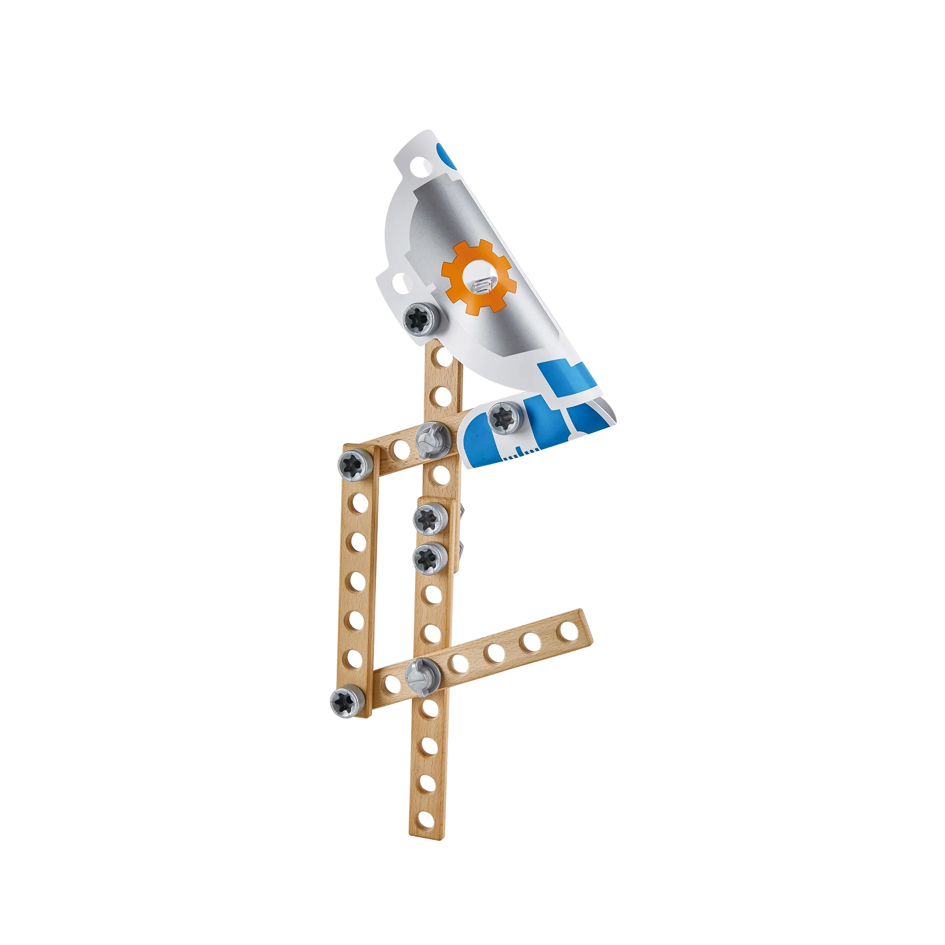 Jucarie din lemn Hape Banc de lucru stiintific 58 piese 36.6 x 24.5 x 44.5 cm [1]