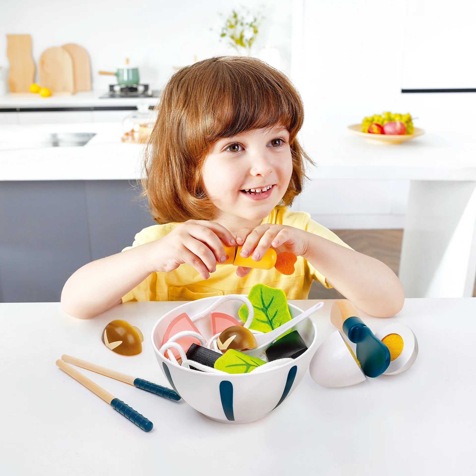 Jucarie din lemn Gatim taitei Udon [2]