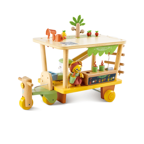 Jucarie din lemn Magazinul de sucuri Eco 26 piese [1]