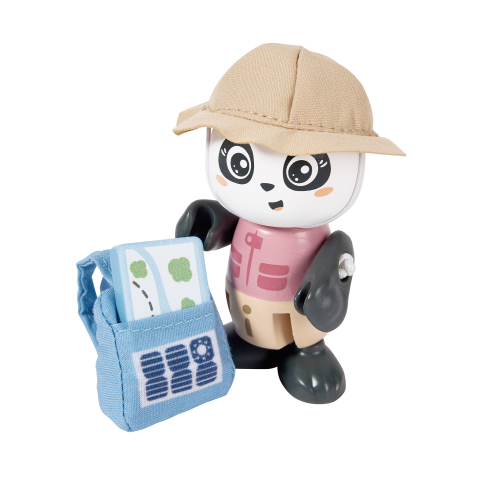 Jucărie din lemn Sam & Pam 9 piese Hape Green Planet Explorers e3424a [1]