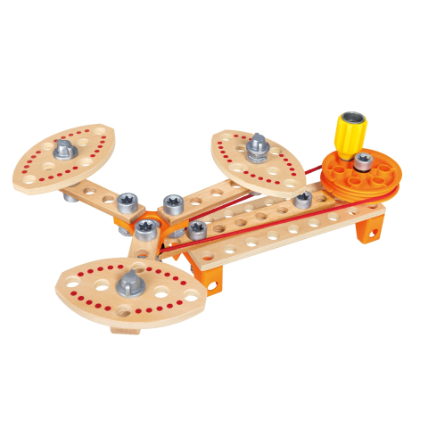 Jucarie din lemn Hape Junior Inventor Carnival Builder Set 73 piese [1]