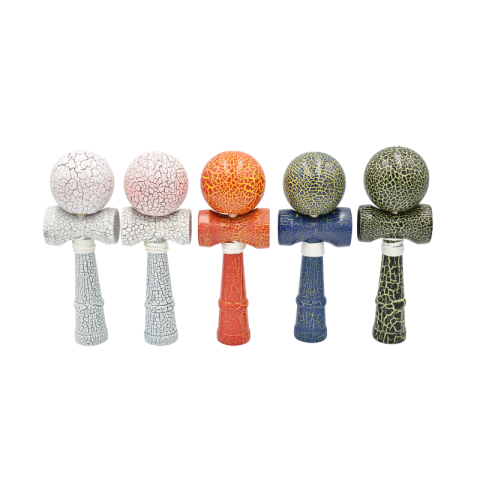 Kendama - Jucarie Kendama din lemn 18x7 cm multicolor