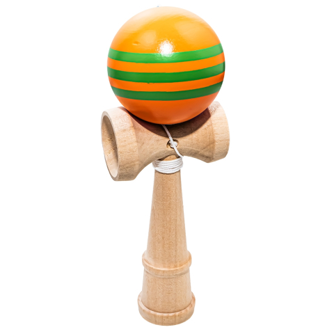 Jucarie Kendama din lemn bila colorata [5]