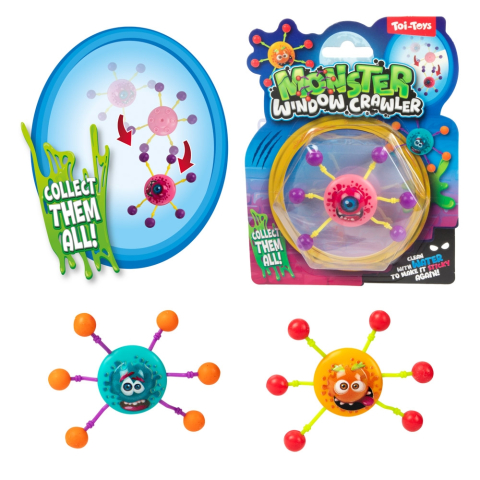 Jucării creative și senzoriale - Jucarie lipicioasa Window Crawler Toi-Toys