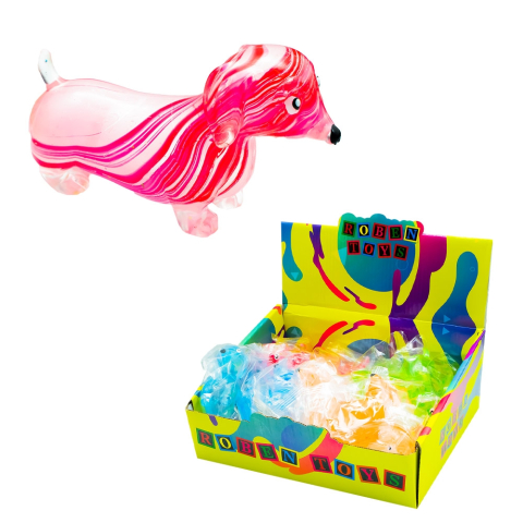 Jucării senzoriale și antistres - Jucarie squeeze Catel jelly marble 10 cm