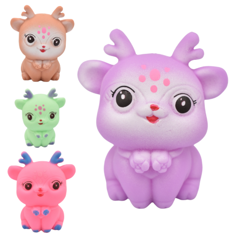 Jucării senzoriale și antistres - Jucarie modelabila squishy cerb Piccolino