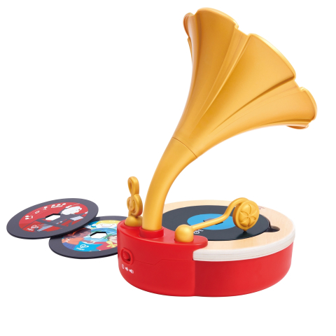 Jucarie muzicala Hape Tune Time Fonograf cu inregistrare 7 piese [3]