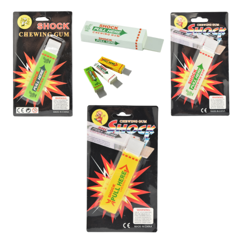 Guma de mestecat tip farsa cu efect de soc Shock Pull Here [1]