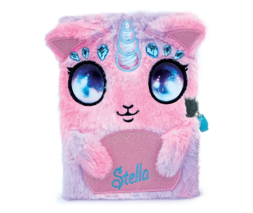 Agende pentru copii - Jurnal pufos cu lacat Stella Nebulous Stars