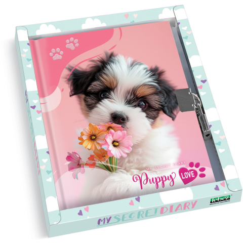 Jurnal Puppy cu cutie cadou 80 pagini 13 x 18cm modele diferite [3]