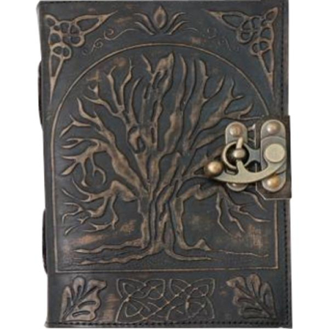 Papetărie și articole din hârtie - Jurnal Vintage coperta piele naturala 17.5x12.5 cm Krashell