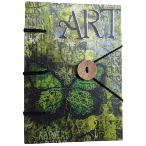 Planificare și agende - Jurnal vintage Krashell Art Butterfly 20x15 cm