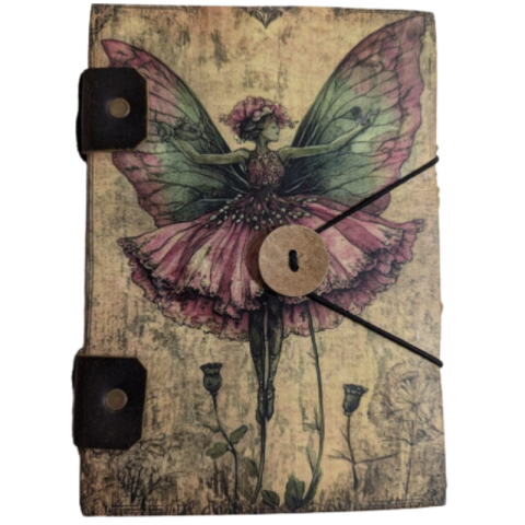 Planificare și agende - Jurnal vintage Krashell Fairy 17.5x12.5 cm