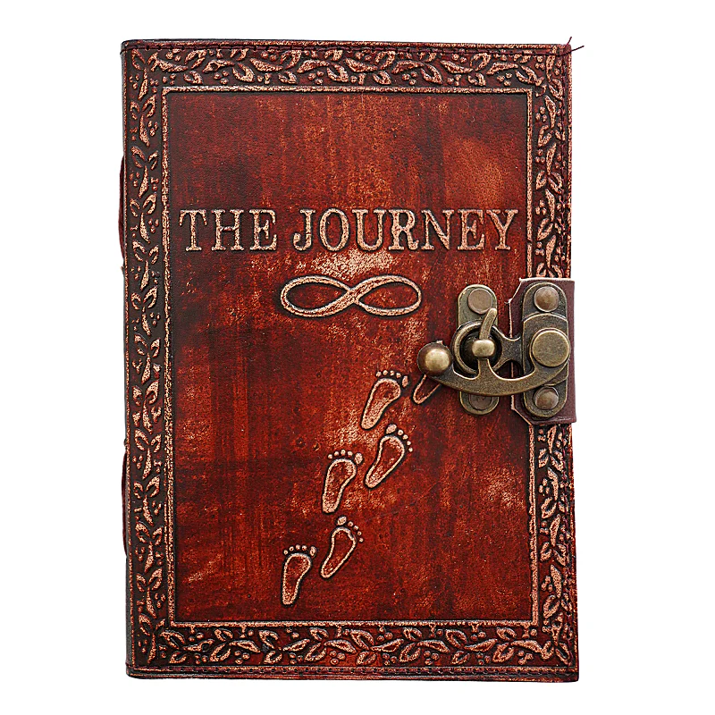 Planificare și agende - Jurnal Vintage The Journey Krashell coperta piele naturala 17.5 x 12.5 cm