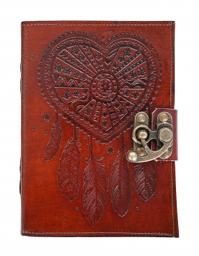 Agende nedatate - Jurnal vintage 17.5x12.5cm maro Krashell