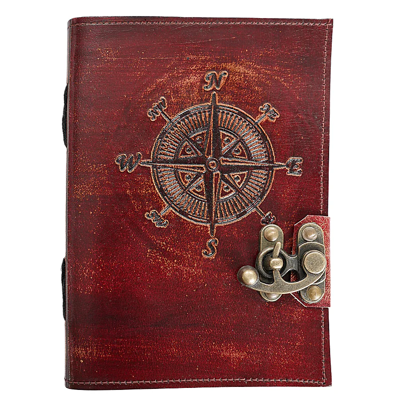 Planificare și agende - Jurnal Vintage Krashell coperti piele naturala 17.5 x 12.5 cm