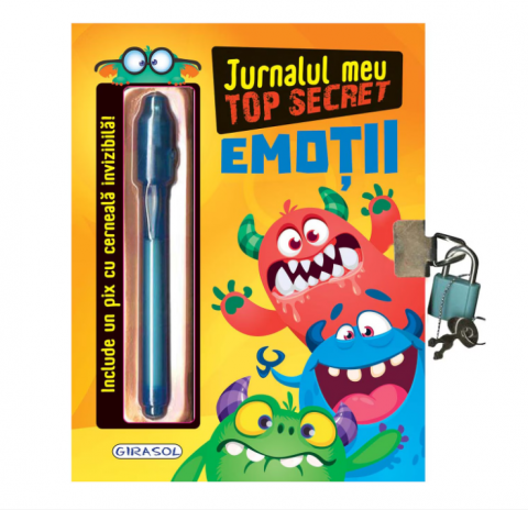 Hobby și activități pentru copii - Jurnalul meu Top Secret Emoții