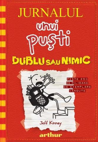 Noutăți Librăria Compas - Jurnalul unui pusti 11. Dublu sau nimic - Jeff Kinney