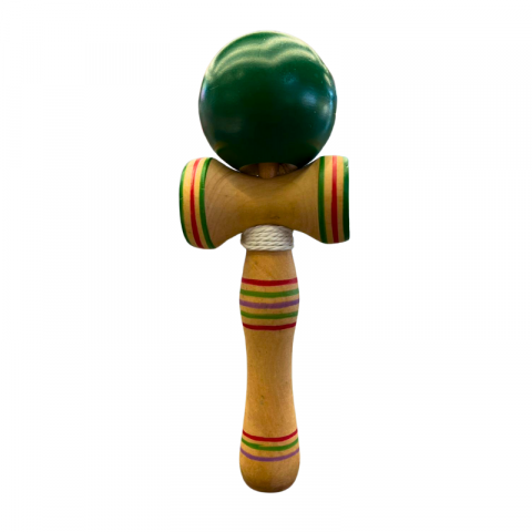 Jucării și jocuri - Kendama din lemn 18x7 cm multicolor