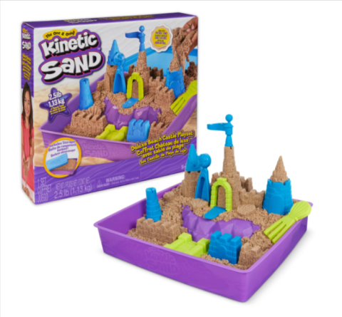 Jucării și jocuri - Set de joaca Kinetic Sand Deluxe Beach Castle Playset 1.13 kg
