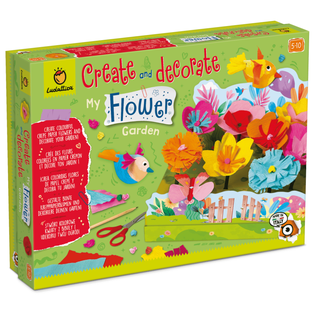 Jocuri educative - Kit creativ Gradina cu flori Ludattica