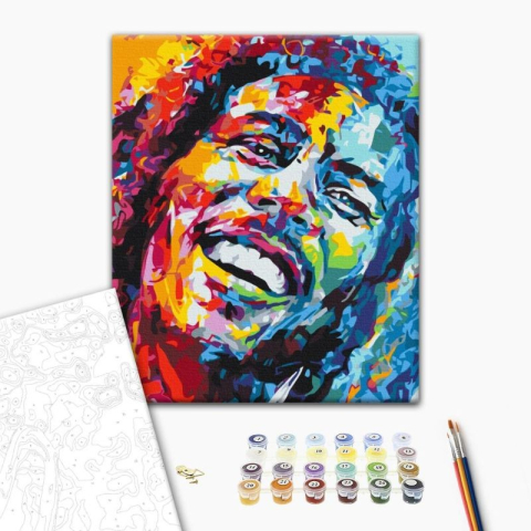 Pictura pe numere 40x50 cm Rainbow Marly Atelier [1]