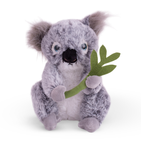 Jucării și jocuri - Jucarie de plus Koala gri cu bambus 25 cm