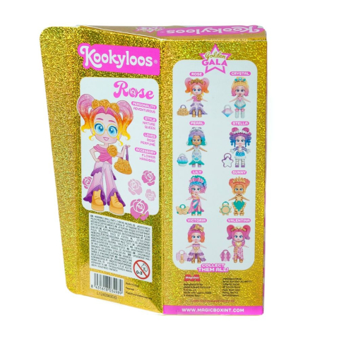 Papusa Kookyloos Golden Gala Rose cu geanta inclusa [2]