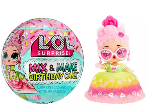 Păpusi - L.O.L. Surprise! Mix&Make Birthday Cake Papusa