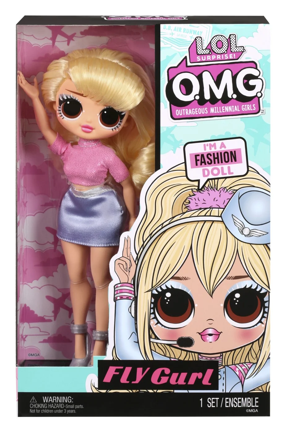 Păpusi - LOL Surprise OMG papusa Fly Gurl 27 cm MGA