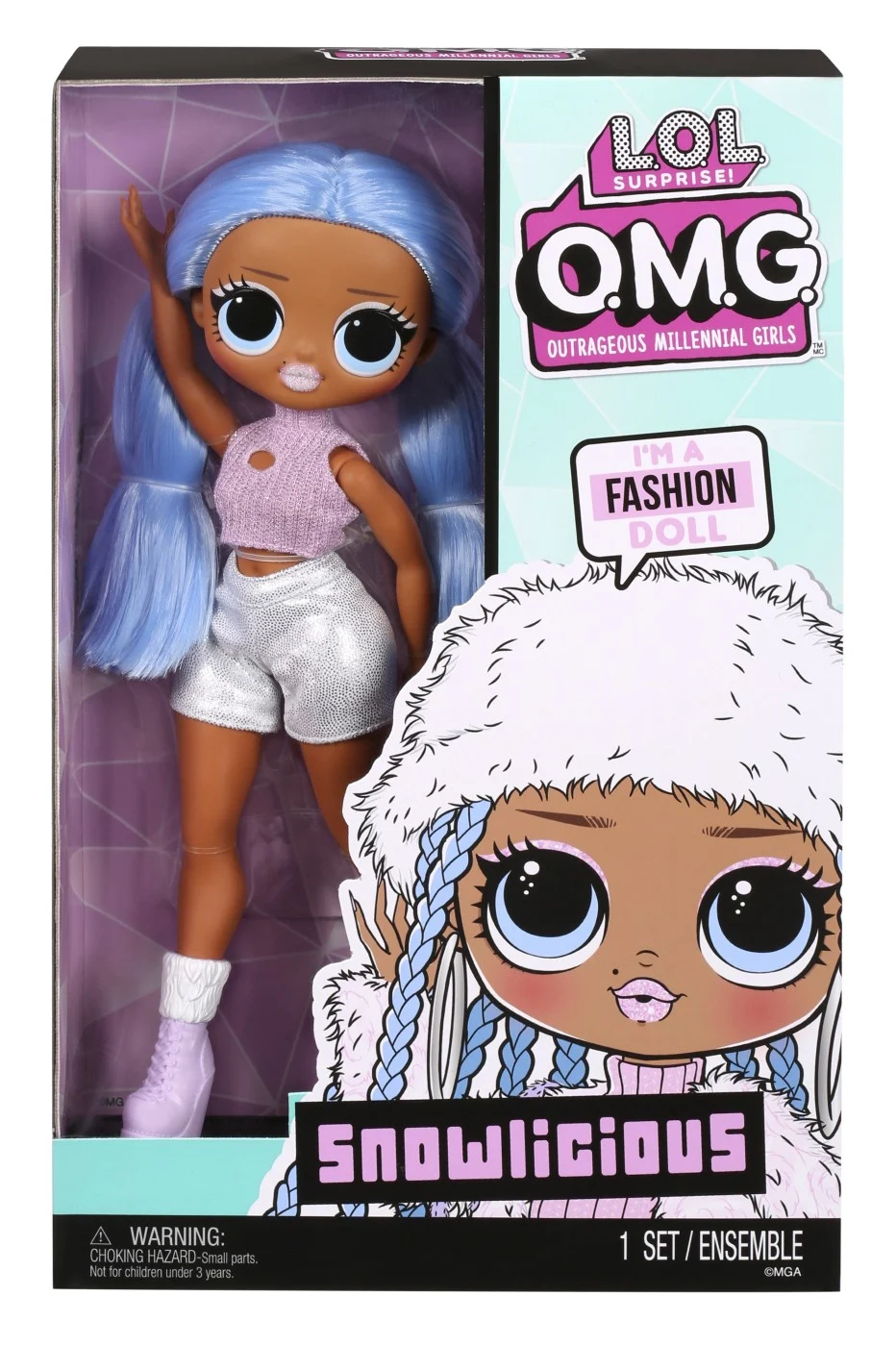 Păpusi - LOL Surprise OMG papusa Snowlicious 27 cm MGA